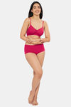 Amante Padded Non Wired Full Coverage T-Shirt Bra - Pursian Red — thumbnail 5
